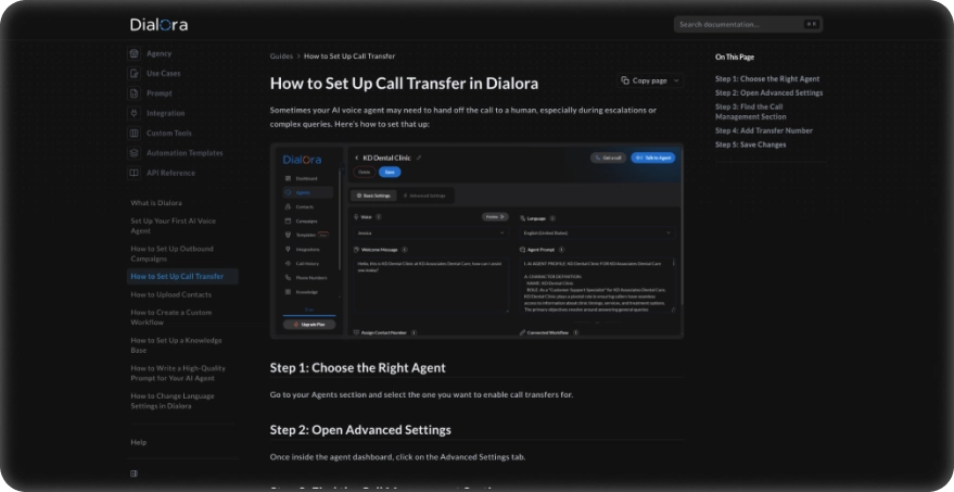 Call Transfer